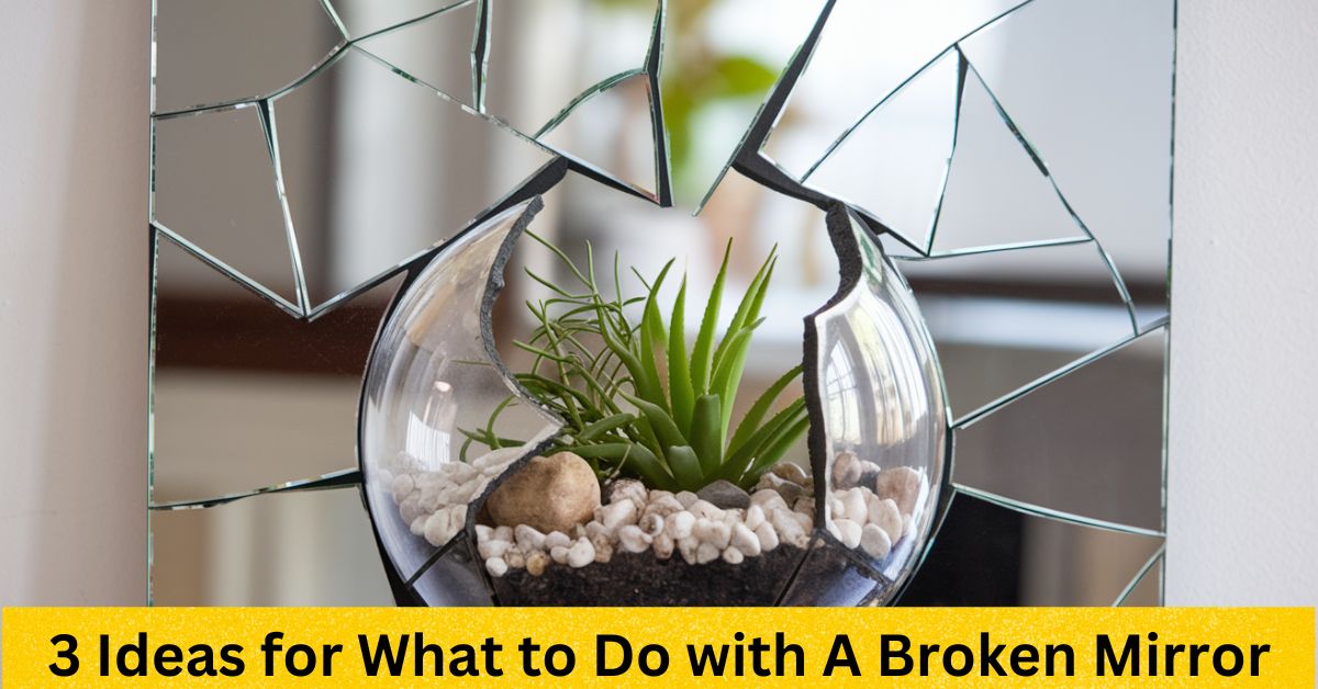 3 Ideas for What to Do with A Broken Mirror