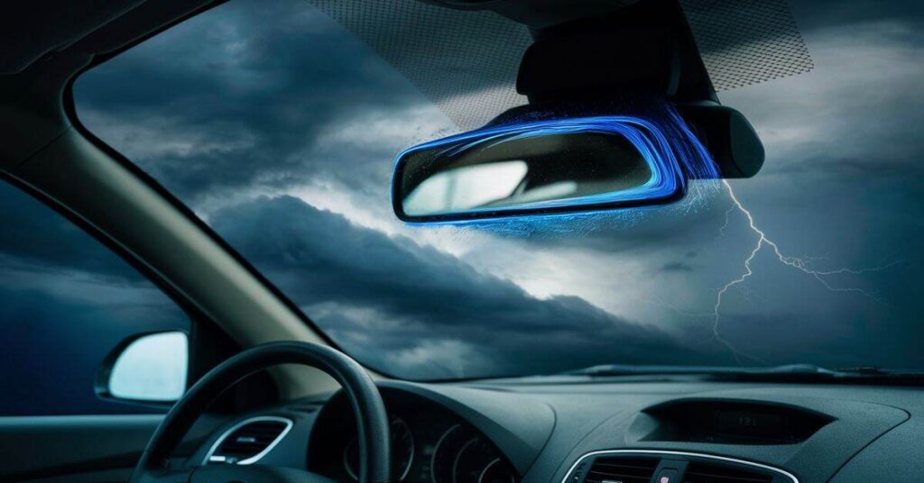 Why Does My Rearview Mirror Turn Blue? Find out why your rearview mirror turns blue and the technology behind this feature.